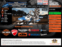 Tablet Screenshot of ntmotorcyclecentre.com.au